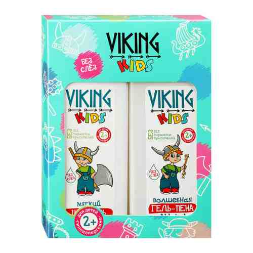 Подарочный набор Viking kids №5 Мягкий шампунь 300 мл + Гель-пена All in 1 300 мл арт. 3507099