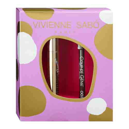 Подарочный набор Vivienne Sabo Тушь Cabaret premiere тон 01 и карандаш для бровей тон 001 арт. 3420206