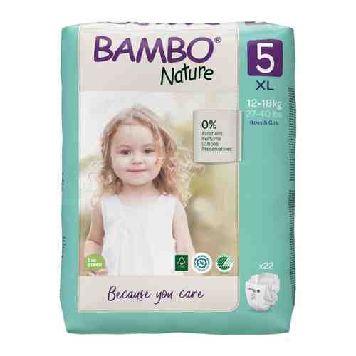 Подгузники-эко Bambo Nature 5 (12-18 кг, 22 штуки) арт. 3487281