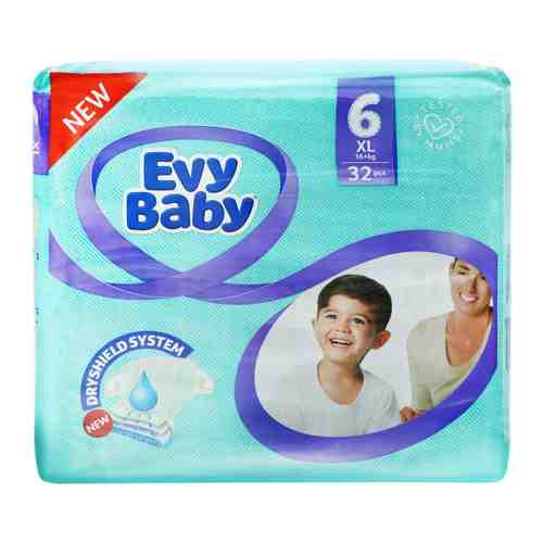 Подгузники Evy Baby 6XL (16+ кг, 32 штук) арт. 3475361