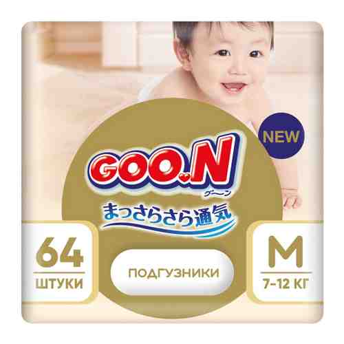 Подгузники Goon Soft M (7-12 кг, 64 штук) арт. 3516378