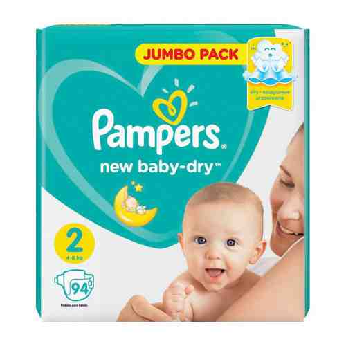 Подгузники Pampers New Baby mini 2 (4-8 кг, 94 штуки) арт. 3352611