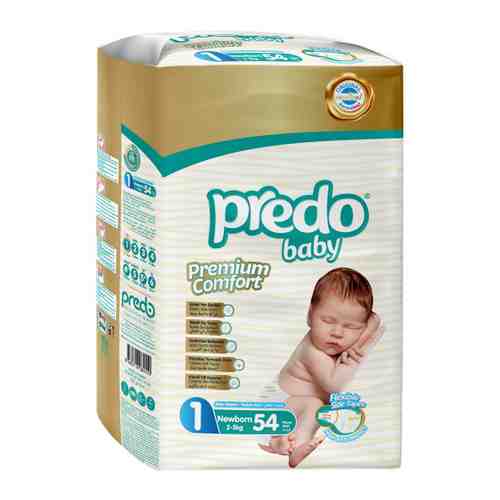 Подгузники Predo baby 1 (2-5 кг, 54 штуки) арт. 3518439