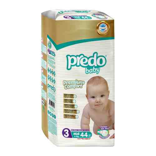 Подгузники Predo baby 2 (3-6 кг, 50 штук) арт. 3518441