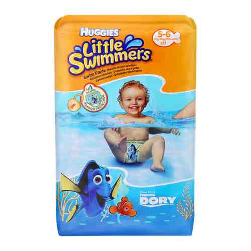 Подгузники-трусики Huggies для плавания Little Swimmers 5-6 (12-18 кг, 11 штук) арт. 3335013