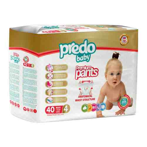 Подгузники-трусики Predo Baby 4 (7-18 кг, 40 штук) арт. 3486184