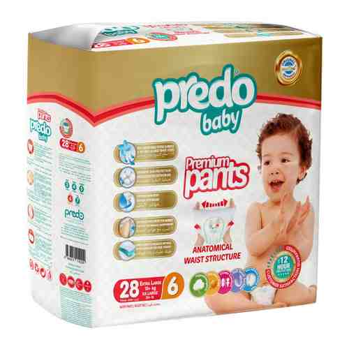 Подгузники-трусики Predo Baby 6 (15+ кг, 28 штук) арт. 3486183