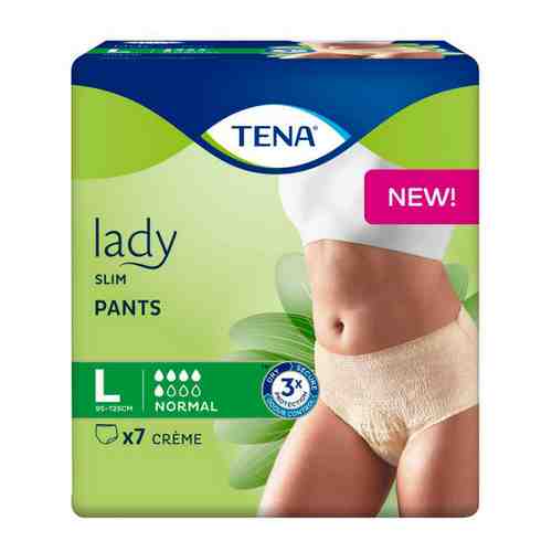 Подгузники-трусы для взрослых Tena Lady Slim Pants Normal для женщин L 7 штук арт. 3420228