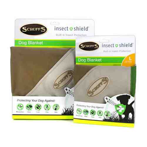 Подстилка Scruffs с пропиткой от насекомых Insect Shield для собак 145х110 см арт. 3458647