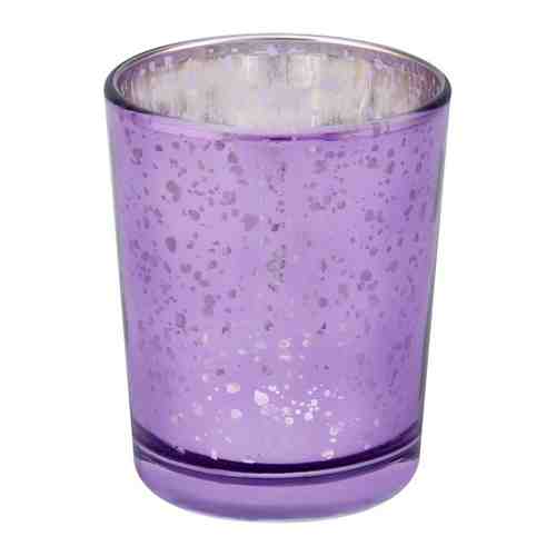 Подсвечник Magic Home декоративный Фиолетовый из стекла 5.5х6.7 см арт. 3423255