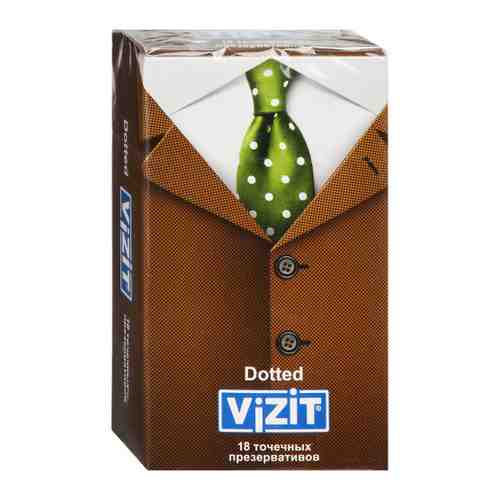 Презервативы Vizit Dotted точечные 18 штук арт. 3420231