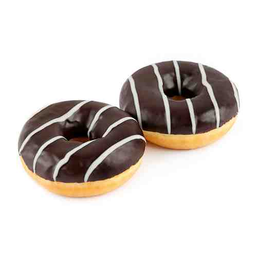 Пончик Пекарня Утконос классический с шоколадной глазурью 2 штуки по 55 г арт. 3398819