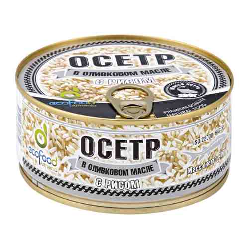 Осетр Ecofood с рисом в оливковом масле 290 г арт. 3487470