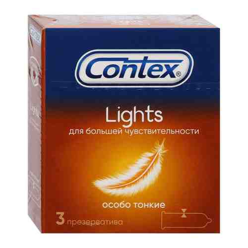 Презервативы Contex Lights гладкие тонкие 3 штуки арт. 3509659