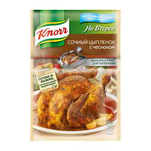 Приправа Knorr На второе Сочный цыпленок с чесноком 29 г арт. 3381735