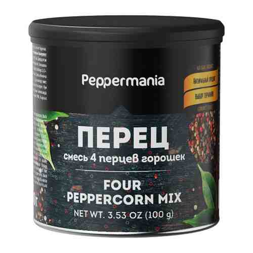 Приправа Peppermania 4 перца горошек 100 г арт. 3450332