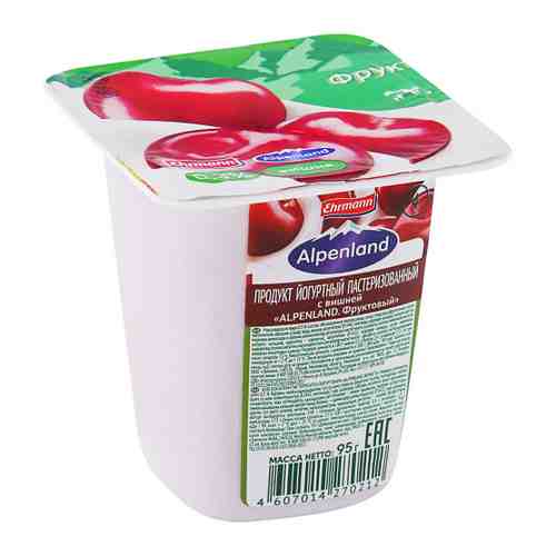 Продукт Alpenland йогуртный вишня 0.3% 95 г арт. 3413783