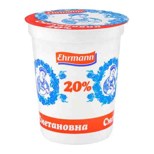 Продукт Ehrmann Сметановна сметанный 20% 375 г арт. 3448099