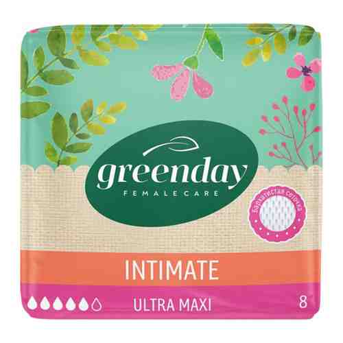 Прокладки впитывающие Green Day Ultra Maxi Dry женские 5 капель 8 штук арт. 3518826