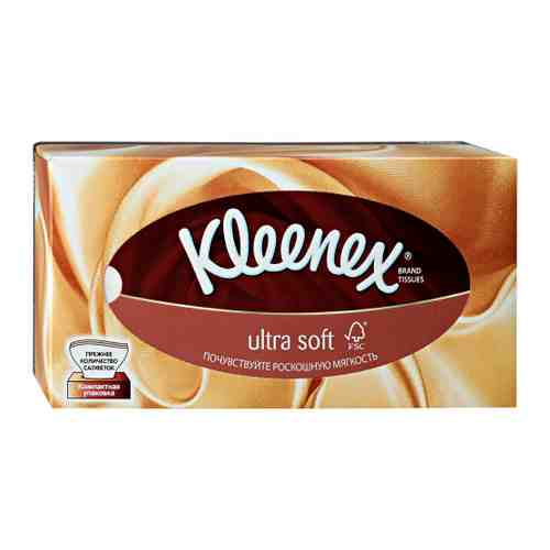 Салфетки бумажные Kleenex Ultra Soft 56 штук арт. 3498244