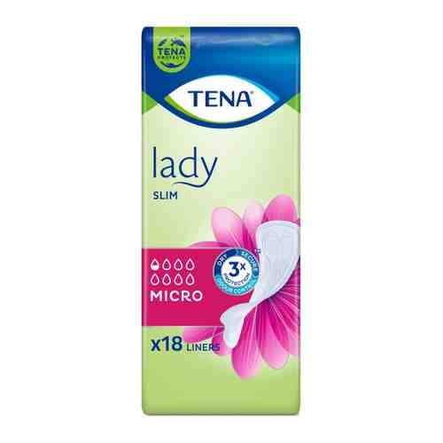 Прокладки урологические TENA Lady Slim micro 18 штук арт. 3469887