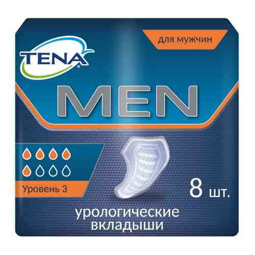 Прокладки урологические Tena Men Level 3 для мужчин 8 штук арт. 3506272