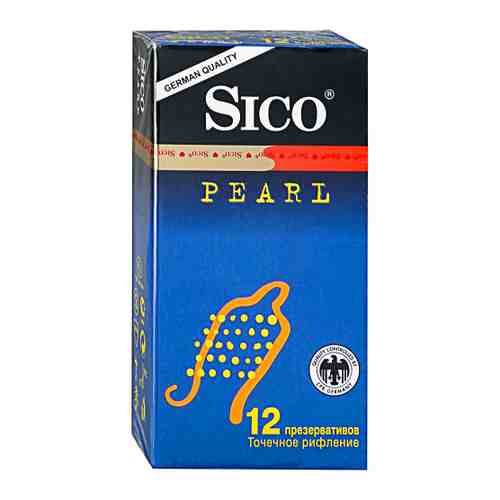 Презервативы Sico Pearl точечное рифление 12 штук арт. 3328063