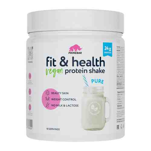 Протеин Primebar Fit & Health Vegan Protein Shake Мультикомпонентный растительный с нейтральным вкусом pure 500 г арт. 3488067