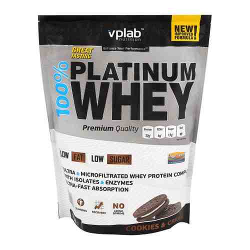 Протеин VpLab 100% Platinum Whey Печенье Крем 750 г арт. 3387677