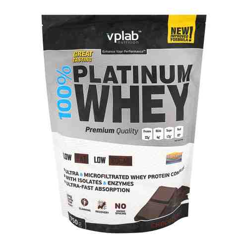 Протеин VpLab 100% Platinum Whey Шоколад 750 г арт. 3387682