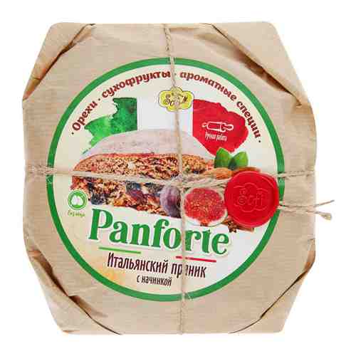 Пряник Пекарня Софи итальянский Panforte с начинкой орехи сухофрукты и ароматные специи 300 г арт. 3407265