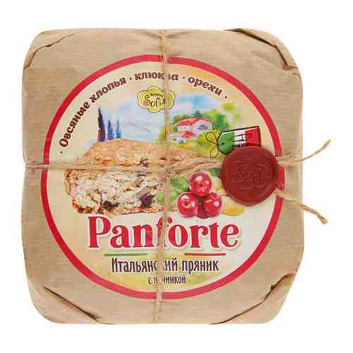 Пряник Пекарня Софи итальянский Panforte с начинкой овсяные хлопья клюква и орехи 300 г арт. 3407266