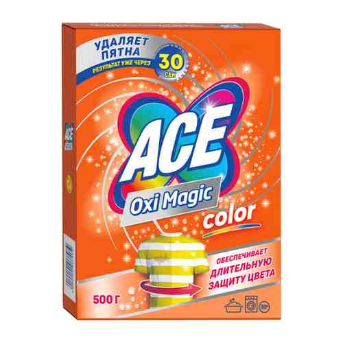 Пятновыводитель Ace Oxi Magic Color для цветного белья порошок 500 г арт. 3333070
