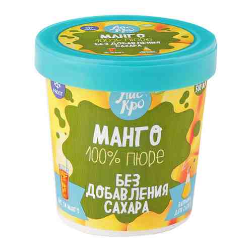 Пюре АйсКро из манго без сахара замороженное 500 мл арт. 3399206
