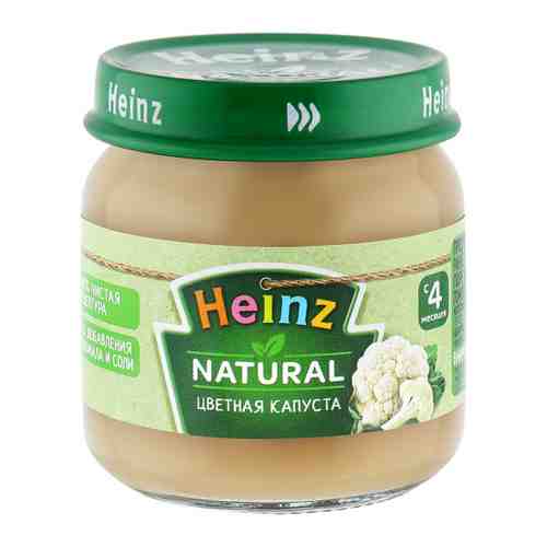 Пюре Heinz цветная капуста без сахаром с 4 месяцев 80 г арт. 3383501