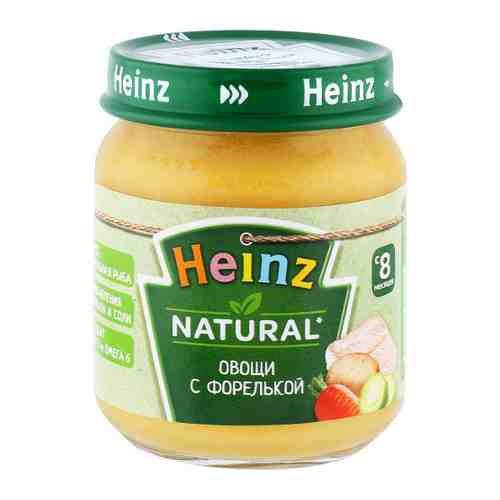 Пюре Heinz Овощи с форелькой без сахара с 8 месяцев 120 г арт. 3383508