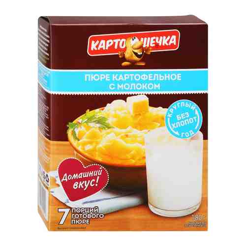 Пюре Картошечка картофельное с молоком быстрого приготовления 180 г арт. 3070400