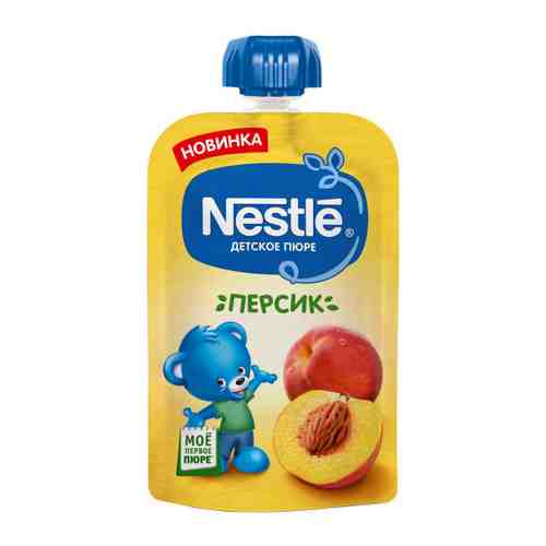 Пюре Nestle персик без сахара с 4 месяцев 90 г арт. 3390052