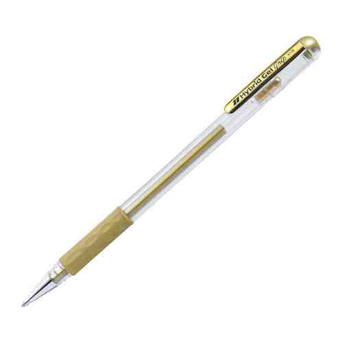 Ручка гелевая Pentel Hybrid gel Grip золотой стержень (толщина линии 0.8 мм) арт. 3413648