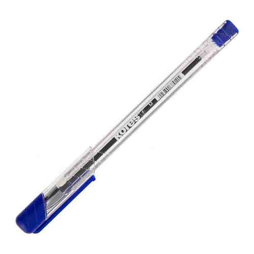 Ручка шариковая Kores K11 одноразовая синяя (толщина линии 0.7 мм) арт. 3429926