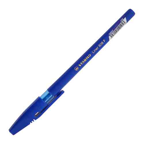 Ручка шариковая Stabilo Liner F 808/41 синяя (толщина линии 0.38 мм) арт. 3369974