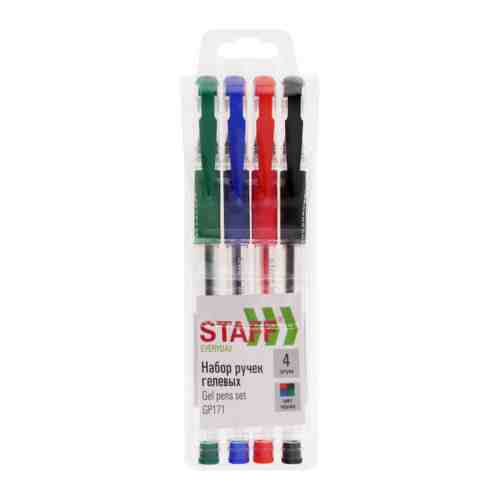 Ручки гелевые Staff Everyday 4 цвета (толщина линии 0.35 мм) 141826 арт. 3520431