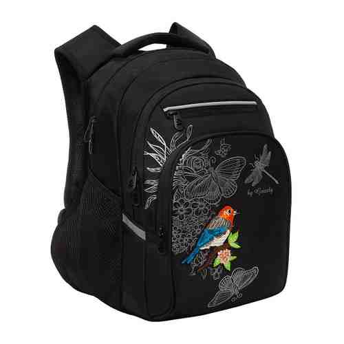 Рюкзак с анатомической спинкой Grizzly для девочки с карманом для ноутбука 13