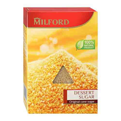 Сахар Milford десертный коричневый тростниковый 500 г арт. 3345161