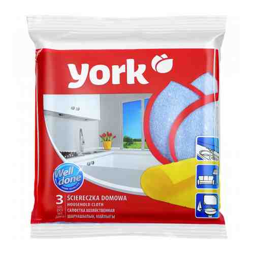 Салфетка для уборки York 3 штуки арт. 3069413