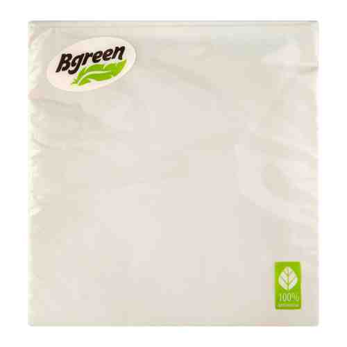 Салфетки бумажные Bulgaree Green белые 3 слоя 33х33 см 20 штук арт. 3332975