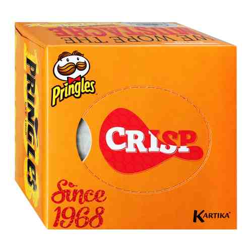 Салфетки бумажные World Cart Pringles оранжевый 3-слойные 56 штук арт. 3511622