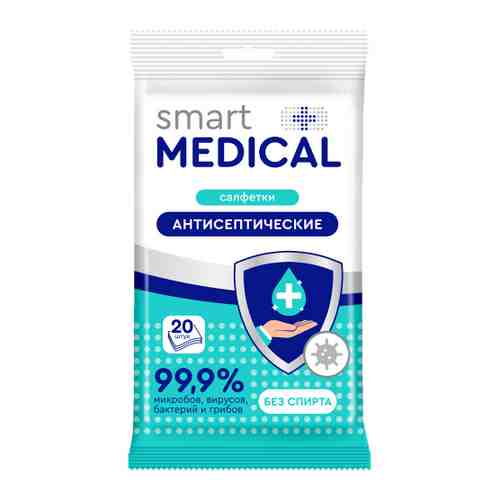 Влажные салфетки Smart medical антисептические 20 штук арт. 3509675