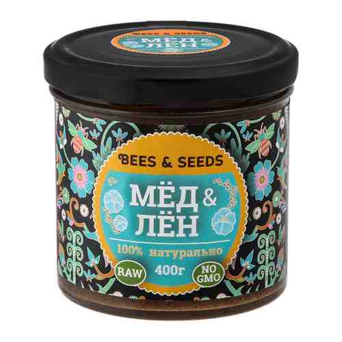 Урбеч Bees&Seeds с медом и льном 400 г арт. 3512868