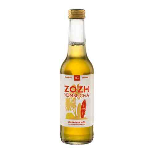Напиток ZOZH kombucha Комбуча Имбирь Мед ферментированный негазированный 0.33 л арт. 3479347